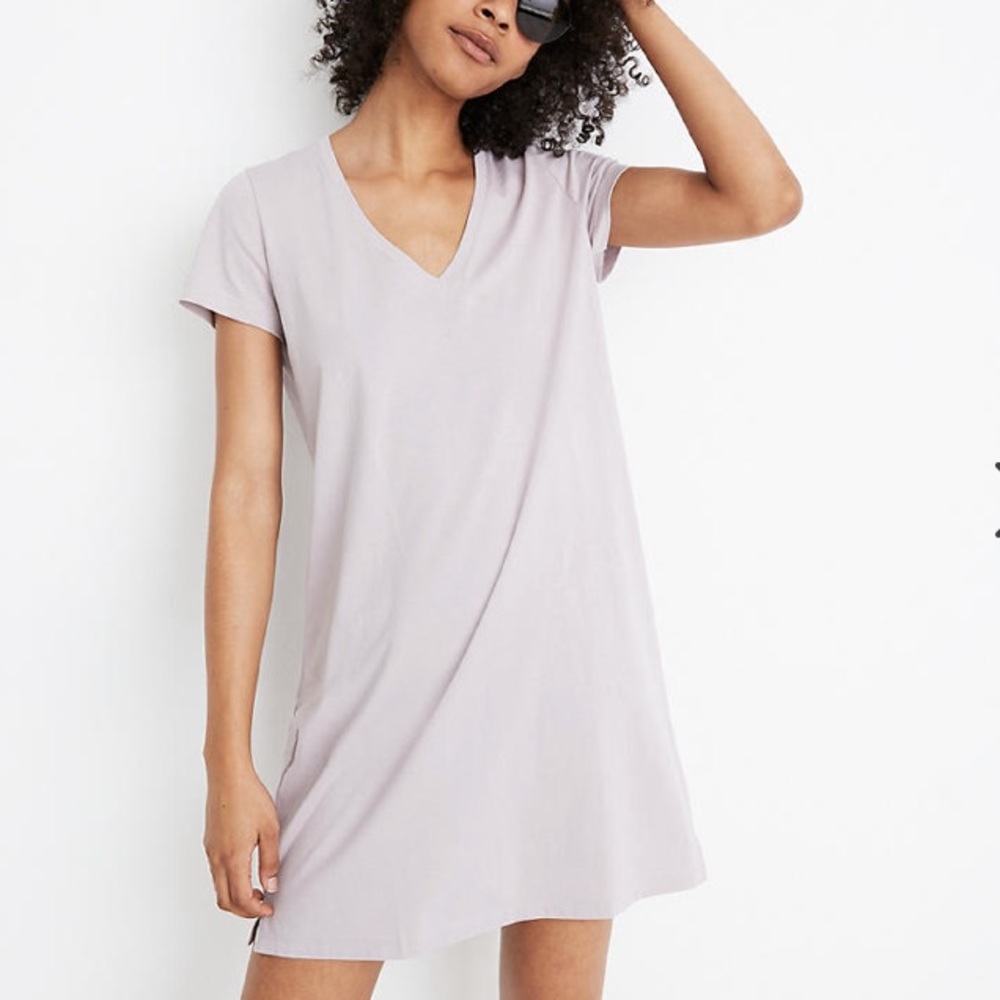 Madewell Northside Vintage V-Neck Tee Dress